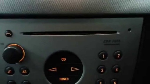 vauxhall cd30 radio code alt