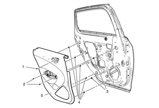 vauxhall astra door trim alt