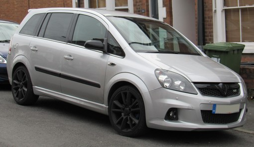 vauxhall zafira vxr spec alt